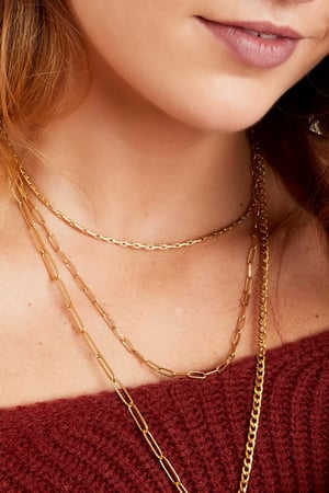 double stainless steel necklace h5 Picture3